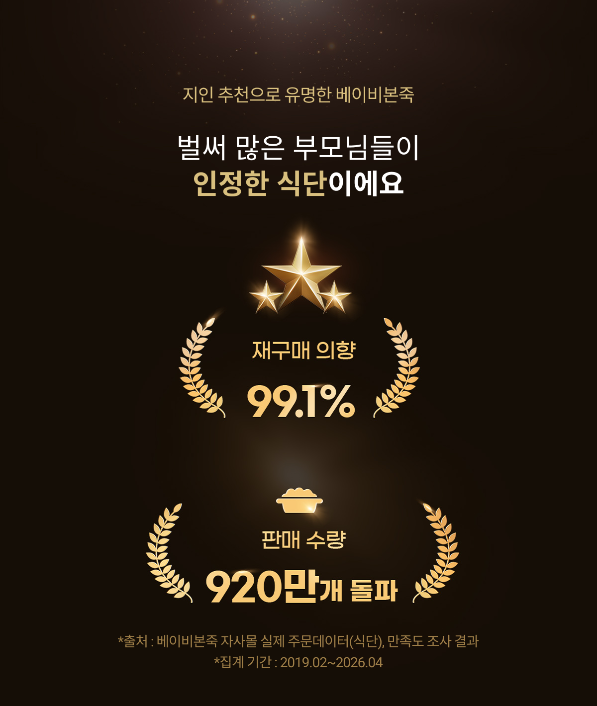베이비본죽 식단 신뢰도